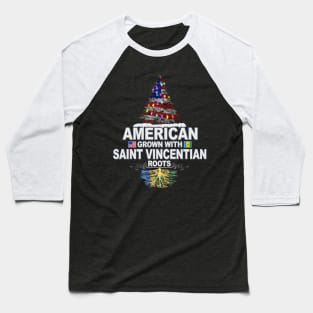 Christmas Tree  American Grown With Saint Vincentian Roots - Gift for Saint Vincentian From St Vincent And The Grenadines Baseball T-Shirt